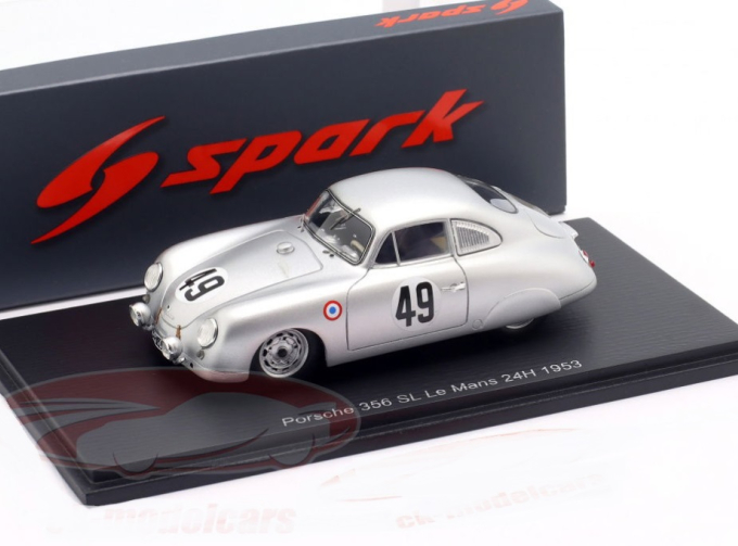 PORSCHE 356 #49 24h LeMans Auguste Veuillet, Petermax Müller (1953)