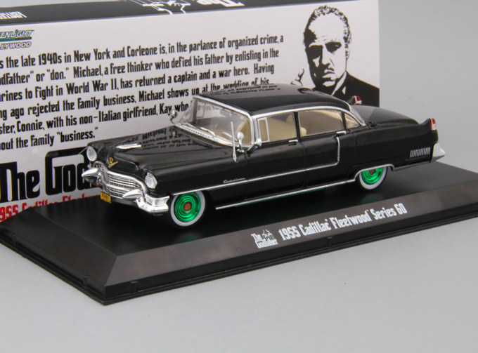 CADILLAC Fleetwood Series 60 Special Black из к/ф "Крёстный отец" (1955), black (Greenlight!)