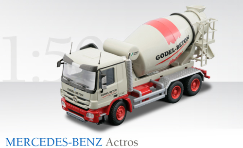 MERCEDES-BENZ Actros 3-achs Godel Beton, 1:50