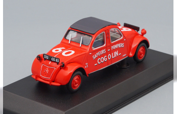 CITROEN 2CV Cogolin Pompiers (Тяни-Толкай) 1961 Пожарный, red