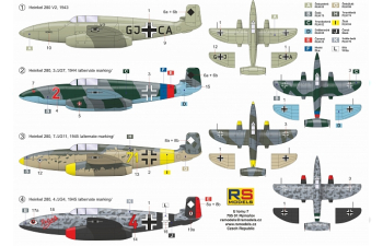 Сборная модель Heinkel He-280