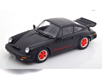 PORSCHE 911 Carrera 3.2 (1989), schwarz/rot