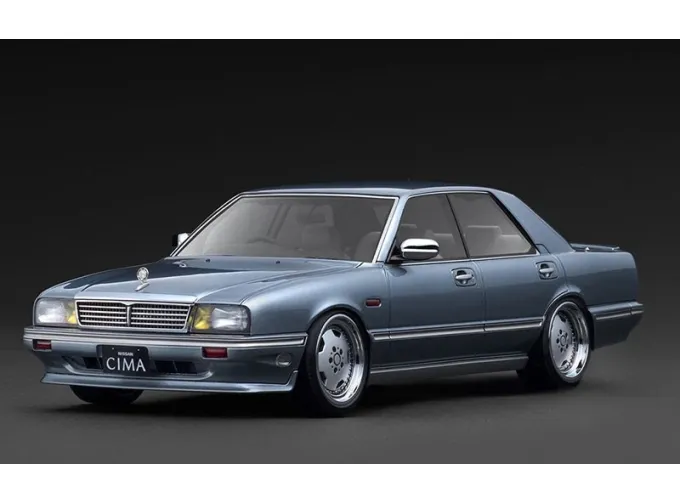 NISSAN Gloria CIMA (Y31), light blue