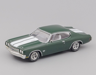CHEVROLET Chevelle SS454 (1970), green / white stripes