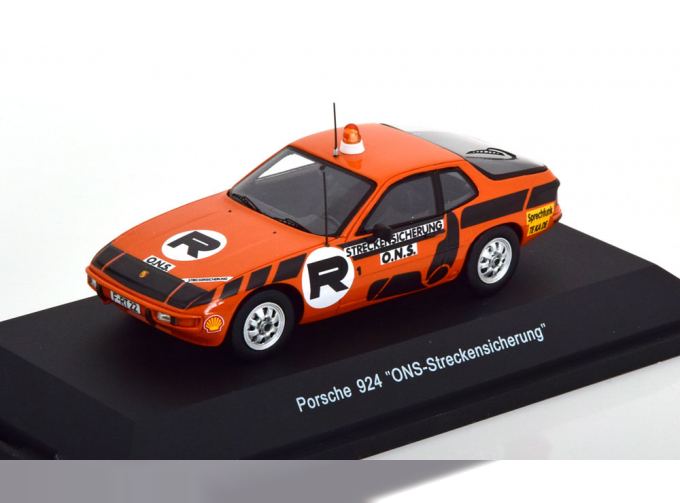 PORSCHE 924 ONS-Streckensicherung, orange black