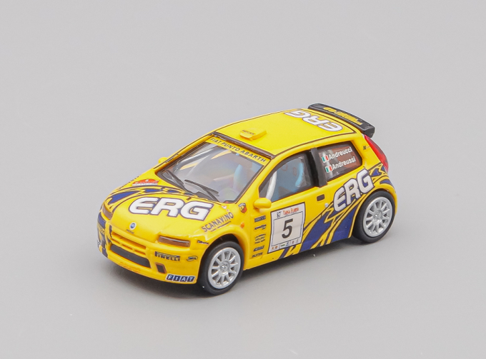 FIAT Punto Abarth Super 1600 Evo "5 Andreucci/Andreussi", yellow / blue / white