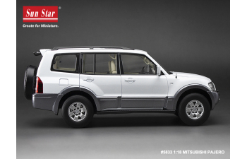 MITSUBISHI Pajero 3.5l V6 V73 (2006), White Grey