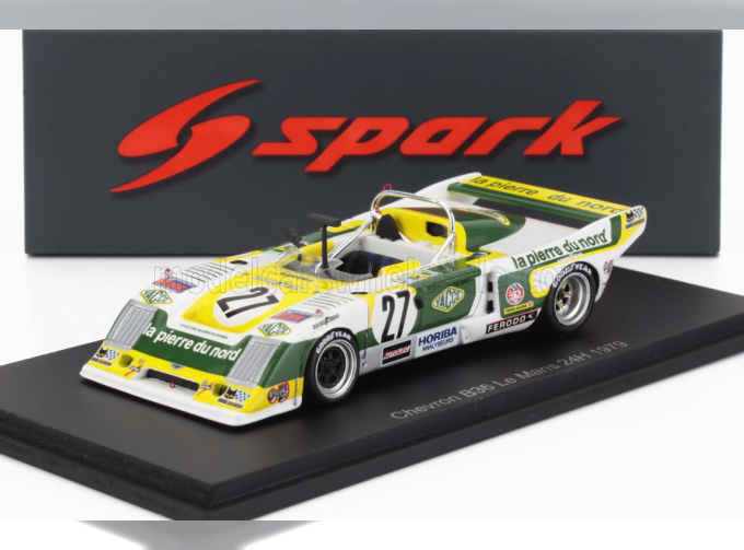 CHEVRON B36 2.0l S4 Team Societe Racing №27 24h Le Mans (1979) Marc Sourd - Florian Vetsch - Robert Carmillet, White Black Yellow