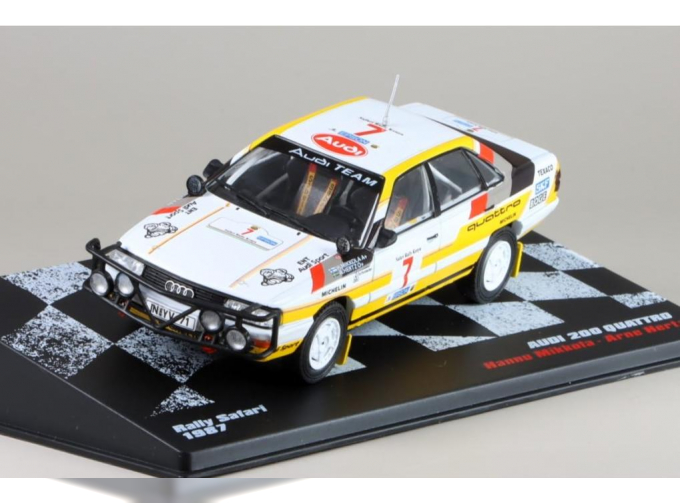 AUDI 200 Quattro №7 H.Mikkola/A.Hertz Safari Rallye (1987)