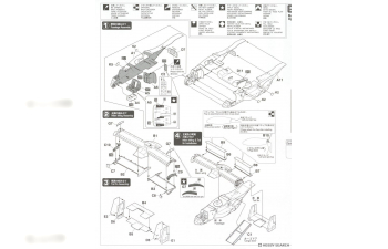 Сборная модель Конвертоплан CMV-22B Osprey «30-я многоцелевая эскадрилья поддержки флота 2024» (Limited Edition)