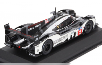 PORSCHE 919 Hybrid 2.0l Turbo Team Porsche №2 Winner 24h Le Mans (2016) Romain Dumas - Neel Jani - Marc Lieb, Black White