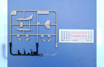 Сборная модель Самолет A-7Е "Корсар II" (6шт)