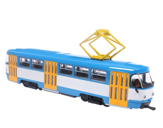 TATRA T3/T4 Ostrava (1970), blue / white / yellow