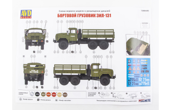 Сборная модель ЗИL-131 бортовой