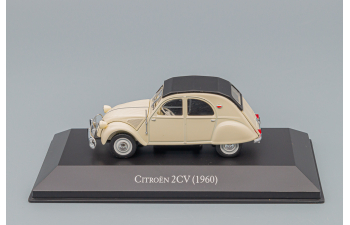 CITROEN 2cv Closed Roof (1960), White Black