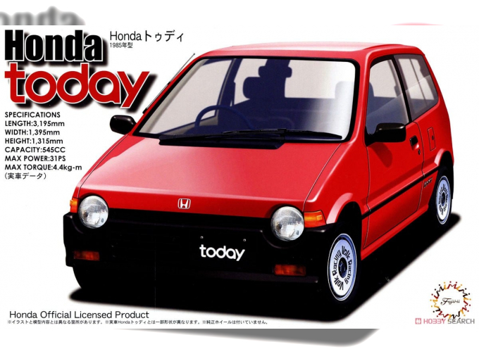 Сборная модель Honda Today G (1985)