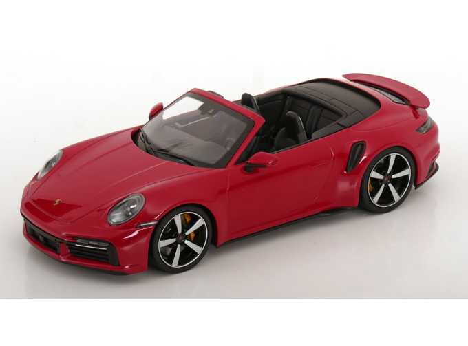 PORSCHE 911 (992) Turbo S Convertible (2020), red