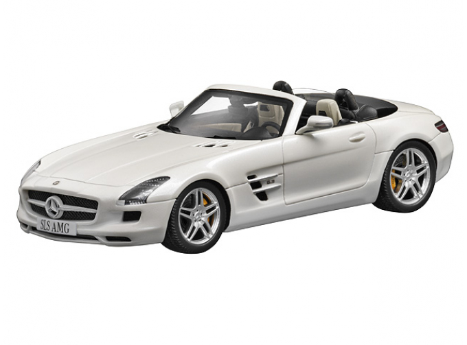 MERCEDES-BENZ SLS AMG R197 (2011), designo white mystic 2 bright