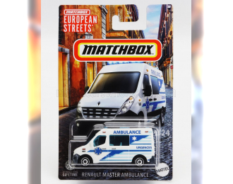 RENAULT Master Van Ambulance Urgences (2010), White Blue