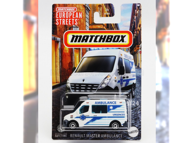 RENAULT Master Van Ambulance Urgences (2010), White Blue