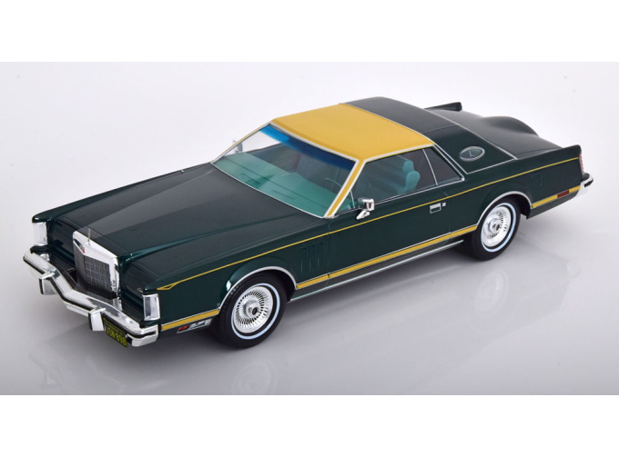 LINCOLN Continental Mark V (1977), dark green-metallic golden