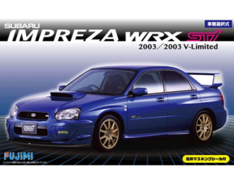 Сборная модель Subaru Impreza WRX Sti/2003 V-Limited w/Window Frame Masking Seal