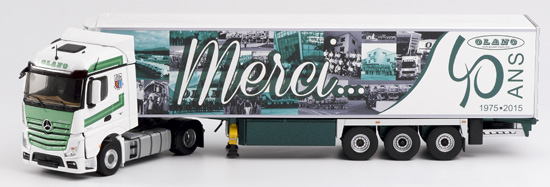 MERCEDES-BENZ ACTROS 2 Streamspace с полуприцепом-рефрижератором "LAMBERET OLANO 40 ANS" 2015