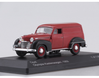 OPEL Olympia (фургон) (1950), red/black