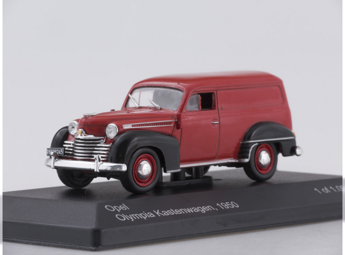 OPEL Olympia (фургон) (1950), red/black