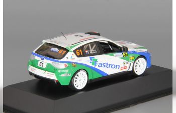 SUBARU Impreza WRX STi #61 R.Sungkar Group N Rally de France (2012), white / green / blue