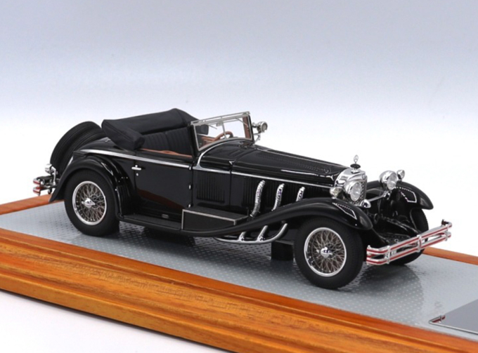 Mercedes-Benz 710SS 1929 Roadster cabriolet Castagna sn36208 Original Opened Car, Black