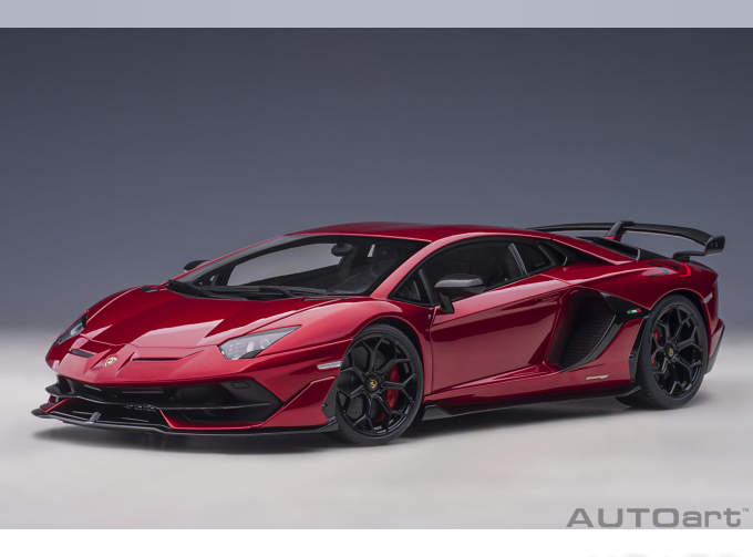 Lamborghini Aventador SVJ (metallic red)