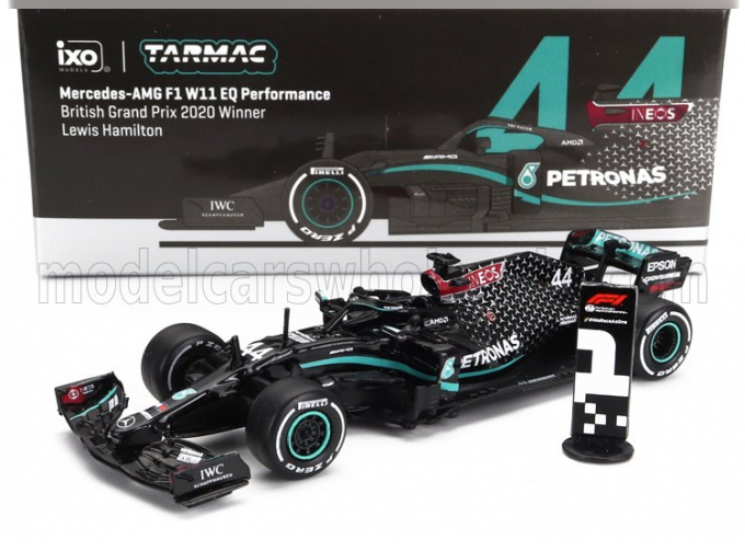 MERCEDES GP F1 W11 Eq Performance Team Amg Petronas Motorsport N44 World Champion Winner Silverstone British Gp (2020) Lewis Hamilton, Black Green