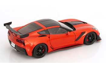 CHEVROLET Corvette C7 ZR1 (2019), orange-metallic flat black
