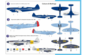 Сборная модель Самолет Supermarine Spitfire Tr.8