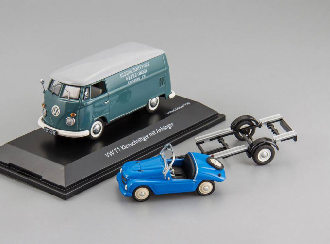 Volkswagen T1c box van "Kleinschnittger" with trailer and Kleinschnittger F125