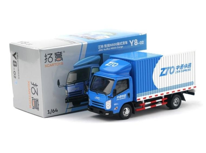 JMC KaiRui N800 Cargo "ZTO", blue / white