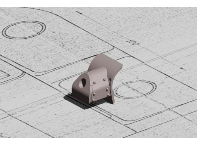 Бронемаска для Т-34-76, пушка Ф-34