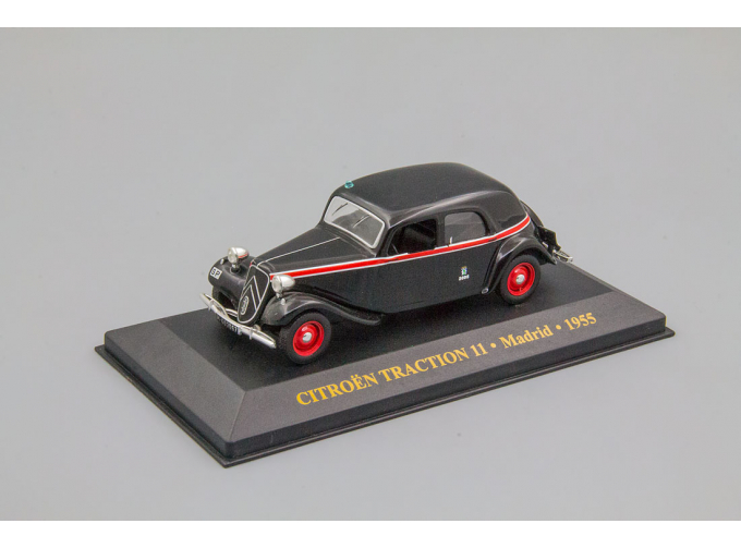 CITROEN Traction 11 Taxi Madrid (1955), Black/Red