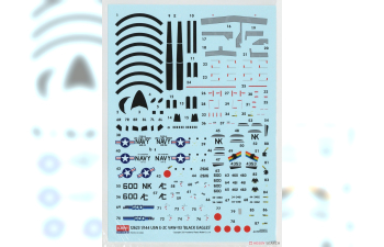 Сборная модель U.S. Navy E-2C WAV-113 Black Eagles