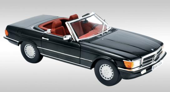 MERCEDES-BENZ 300SL R107 (1986), black