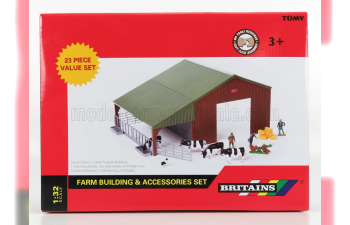 ACCESSORIES Farm Building - Diorama Stalla Con Animali, Various