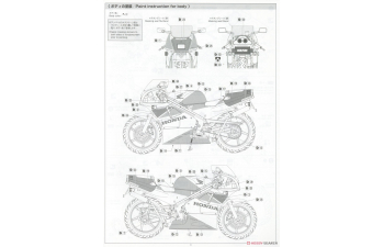 Сборная модель Honda NSR250R MC18 '89