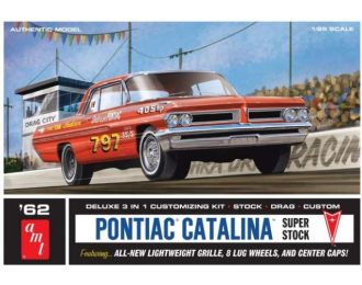 Сборная модель Pontiac Catalina Super Stock, plastic modelkit 1962