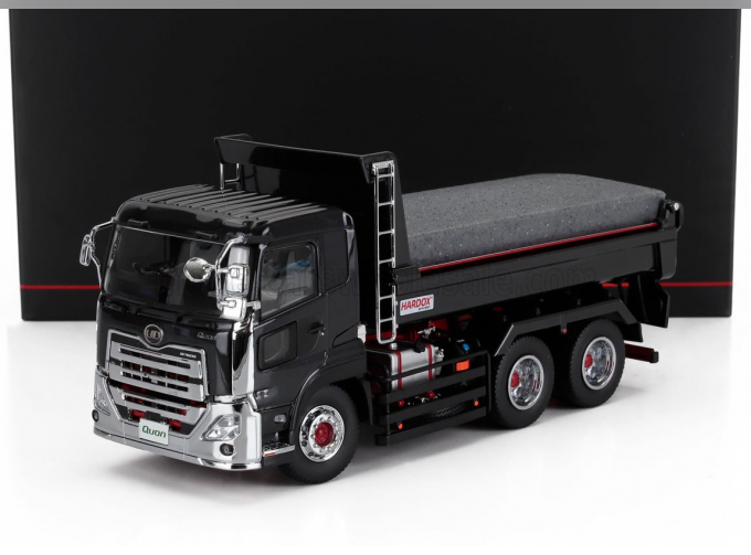 UD-TRUCKS Quon Kyokuto Truck Cassone E Cabina Ribaltabile (2017), Black