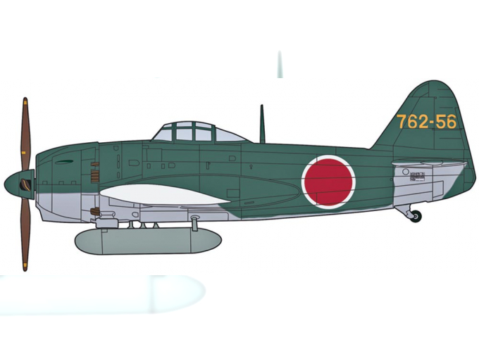 Сборная модель Kawanishi N1K1-Ja Shiden (George) Type 11 KOH "762nd Flying Group"