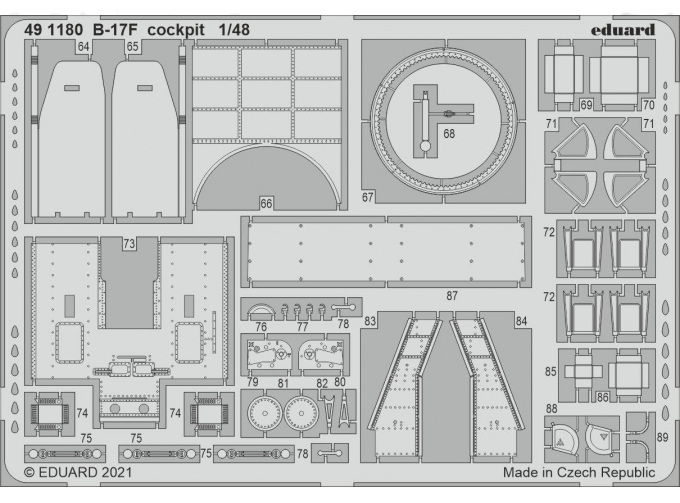 Набор фототравления для B-17F часть I