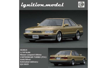 NISSAN Leopard Ultima V30TWINCAM TURBO (F31), gold/silver