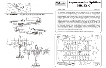 Сборная модель Supermarine Spitfire Mk.IXc "Aces"