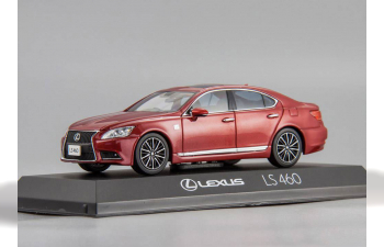 LEXUS LS460 F Sport, red